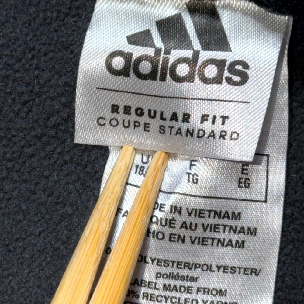 Adidas Joggers Youth Boys XL (18-20) Heather Gray Fleece Lined Regular-Fit - Picture 5 of 9
